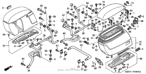 GL1500CF Боковые кофры