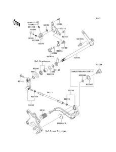 ZX1000 Механизм переключения передач