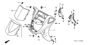 FES250 Front cover shutter