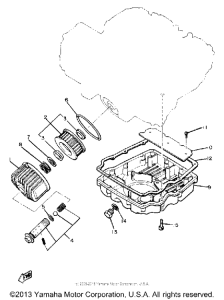XJ750RH Масляный фильтр