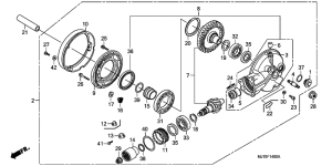 CBX750P2 Редуктор