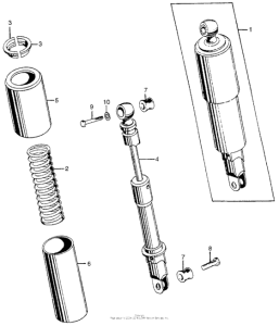 CL77 Задние амортизаторы