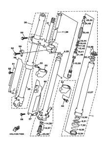  Вилка передней оси