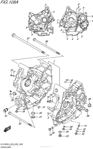 DL1000 (ABS) Картер двигателя