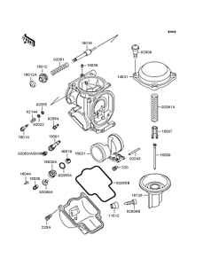 ZX400 Карбюратор в разборе