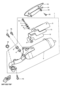 YQ50 Выхлопная система