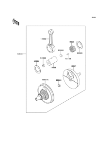  Вал коленчатый