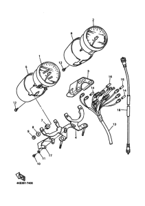 XJ600N Измерительный прибор