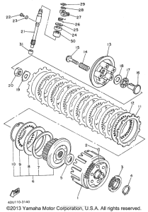 XJ600SH Сцепление