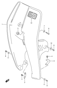 RC50 Щиток облицовочный