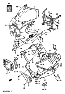 GSX-R1100 Cowling comp