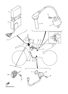 WR400F Электрика 1