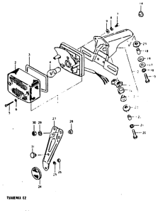 TS50 Задний комбинированный сигнал