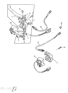 CW50 Handle switch. lever