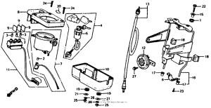XL185 Instruments + horn + key set 79