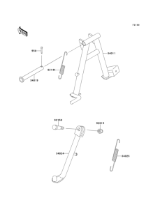 AN110 Подножка