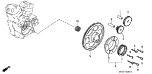 XRV750 Муфта стартера