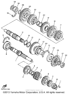FZR600RD Трансмиссия