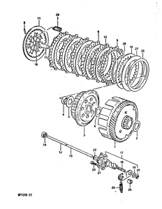 GP125 Бендикс