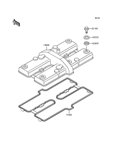 ZL400 Крышка головки цилиндров