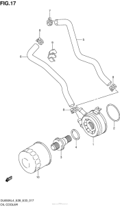 DL650 (ABS) Масляный картер