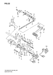 VS1400 Переключение передач