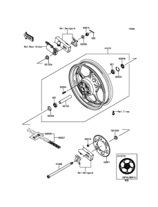 BX250 Задняя ступица колеса