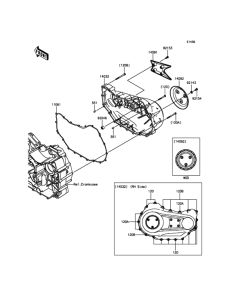 VN1700 Крышки двигателя правые