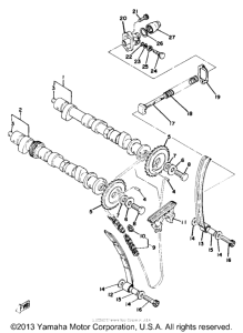 XS750SE Cam - chain tensioner