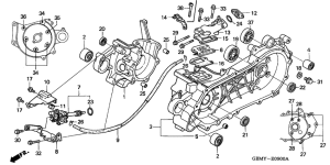 SFX50 Crankcase / oil pump
