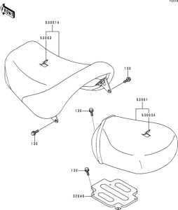 VN1500 Сиденье