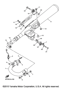 SR400 Выхлопная система