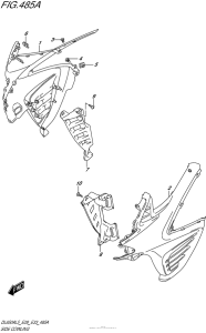 DL650 (ABS) Side Cowling