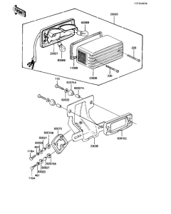 KZ440 Taillight unit ass`y