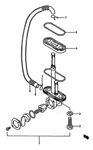 DR600 Топливный кран