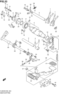 VL800 Переключение передач