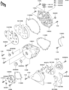 EN500 Крышки двигателя