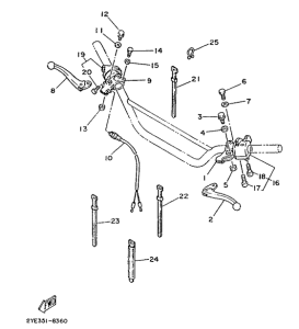XT125 Handle switch. lever