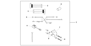 FJS400 (ABS) Grip heater