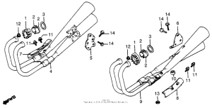 CB750 Глушитель