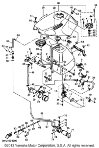 FZR600RK Топливный бак
