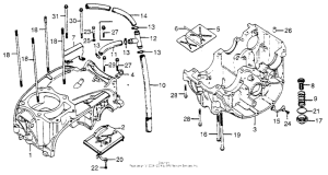 XL175 Картер двигателя
