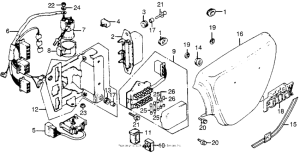 CB550 Left side cover + electric plate
