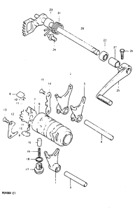 PE400 Переключение передач
