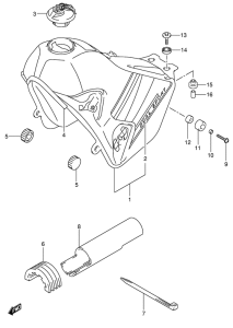 DR-Z400 Tank fuel