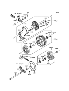 EJ800 Задняя ступица колеса