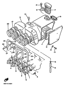 XJ600 Впускная система