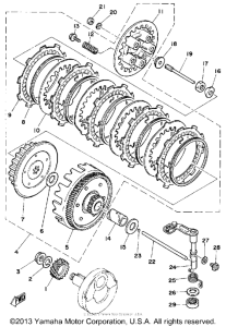 DT125H Сцепление