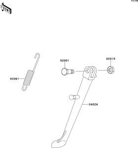 EL250 Подножка