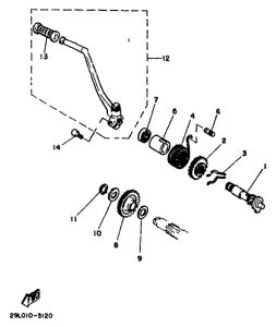 RD350F Стартер